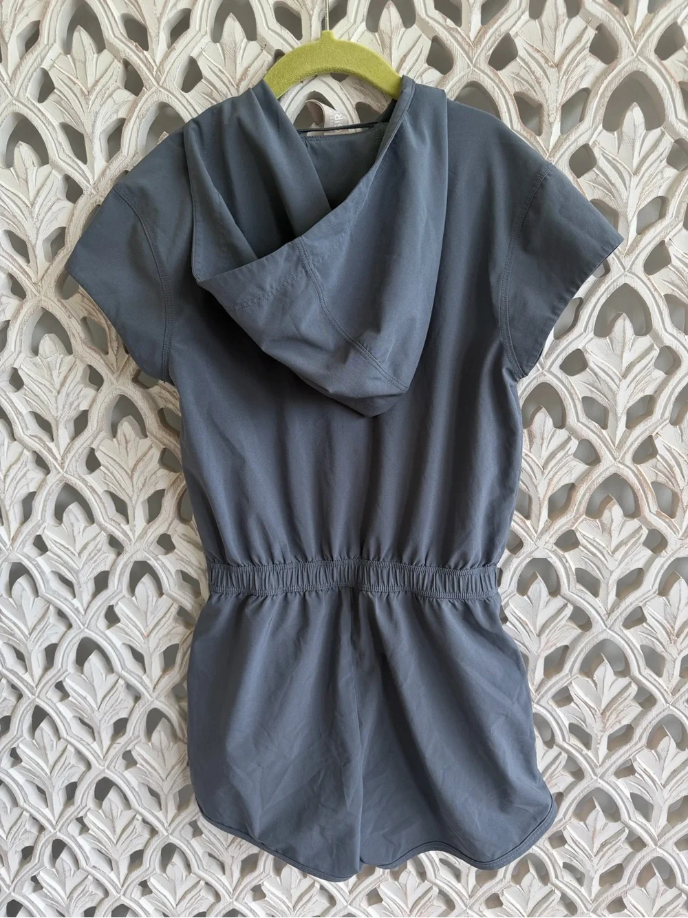 Athleta Girl Ready to Go hooded romper, size M